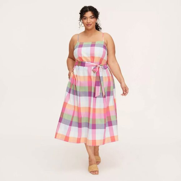 Kate Spade Plaid Midi Dress - Picture 4 of 10